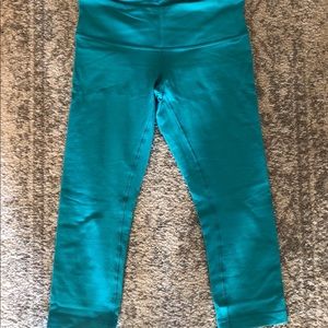 Lululemon Wunder Under Crop - Denim